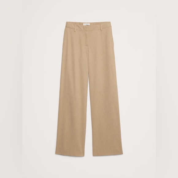 NWT! Banana Republic Workwear Khaki Beige The Everyday Wide Leg Pant- Multiple🔹 - Picture 5 of 9